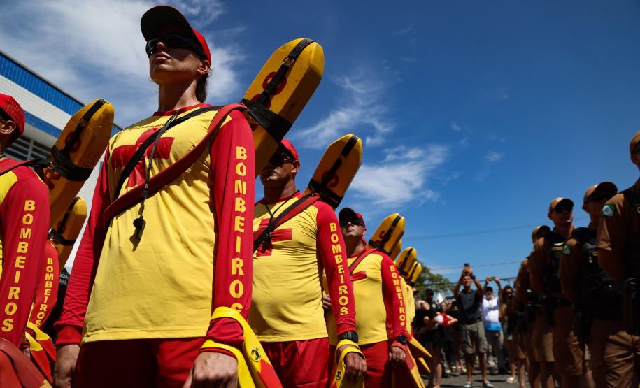 socorristas acompanhando o evento