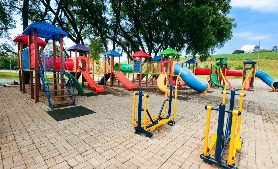 Foto de playground do parque