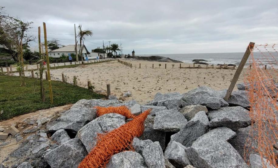 Foto da orla de Matinhos