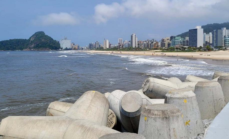 Foto da orla de Matinhos