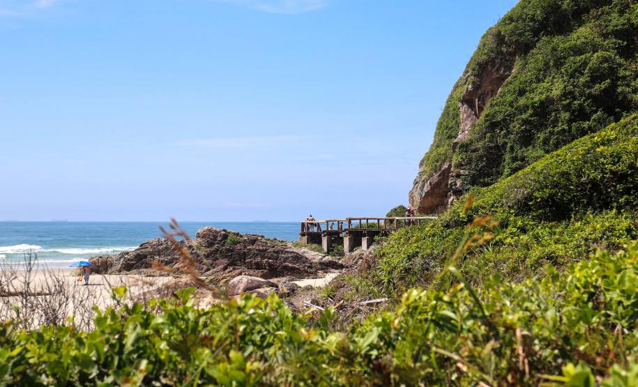 Foto de paisagem da Ilha do Mel