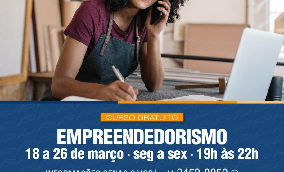 ANÚNCIO VAGA PARA CURSO DE TECNICA EM EMPREENDEDORISMO