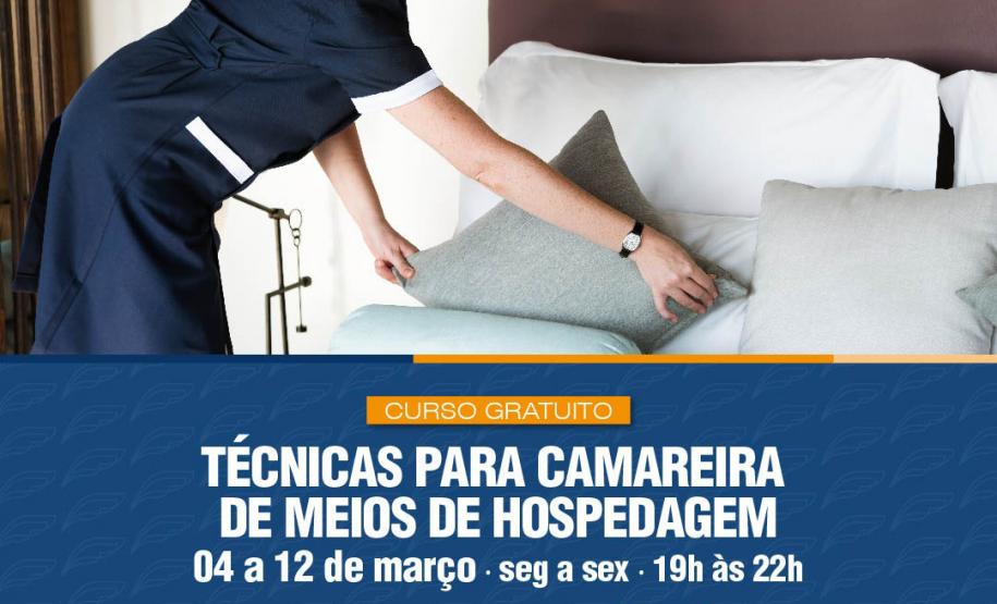 ANÚNCIO VAGA DE CURSO PARA TECNICA EM HOSPEDAGEM