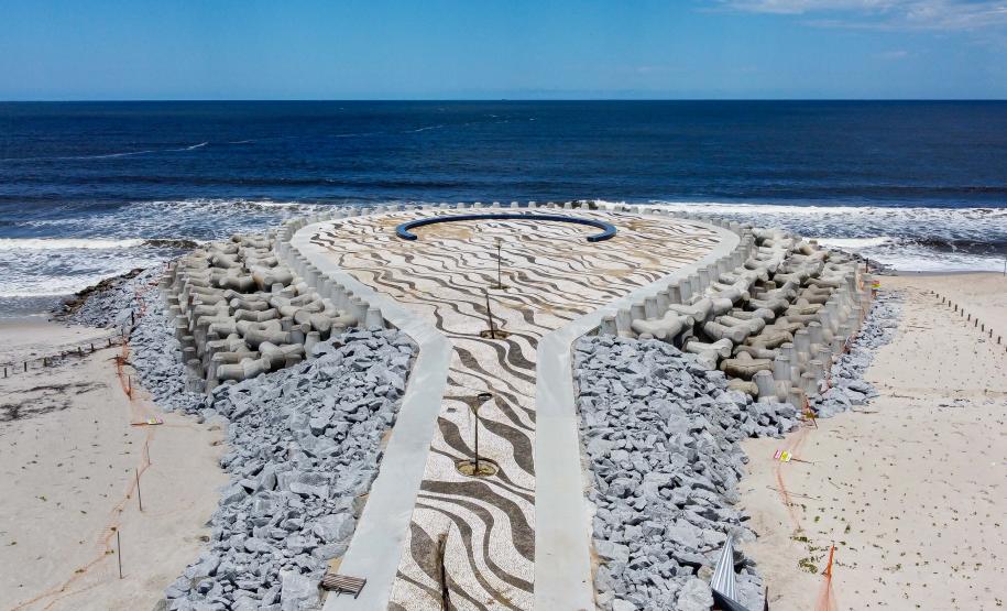 Obras na orla