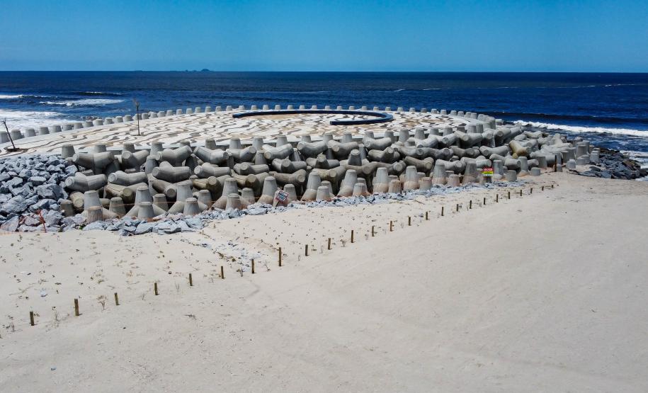 Obras na orla