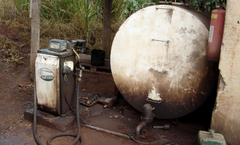Foto de área contaminada