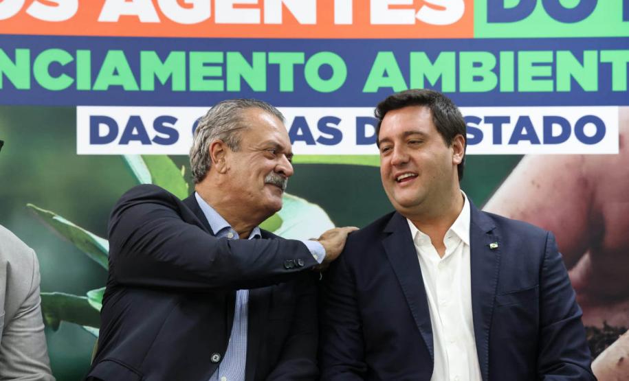 Everton Souza e Governador Ratinho Júnior