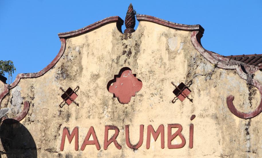 LETREIRO DA ANTIGA ESTAÇÃO DE TREM NO PICO MARUMBI