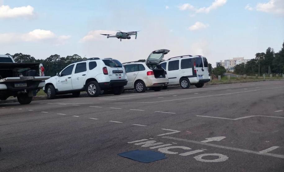 drone em ação