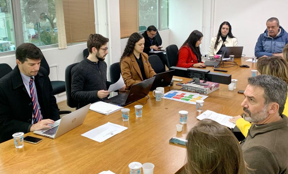 INTEGRANTES DA AUTARQUIA E MP  EM REUNIÃO