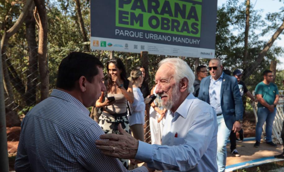 vice governador no parque