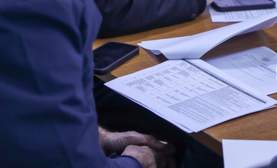 Foto da reunião de indenização da Petrobras