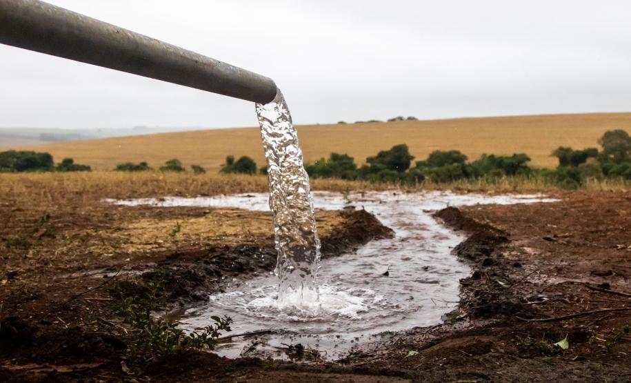 Foto de perfuração de poço