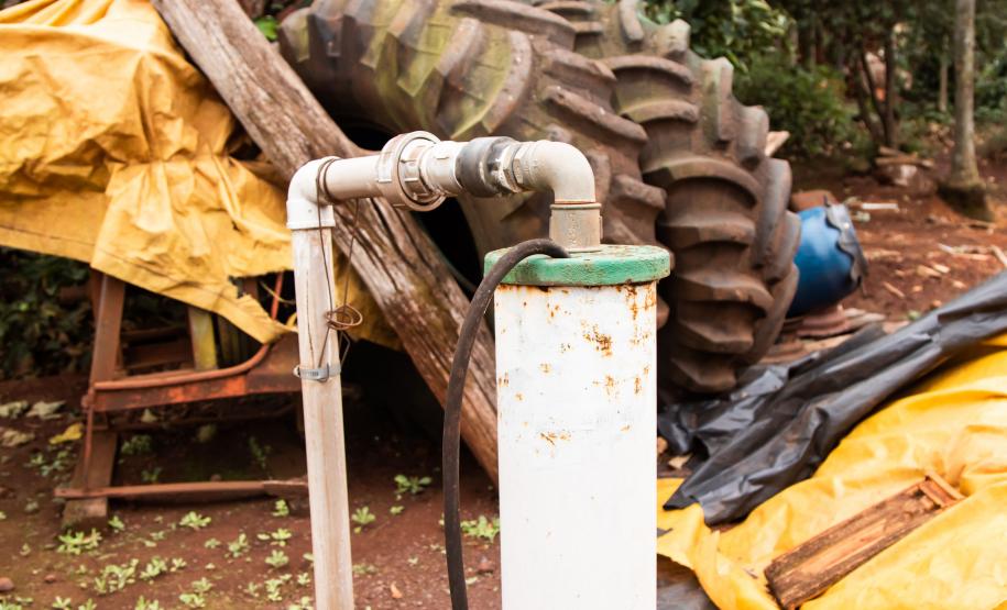 Foto de perfuração de poço