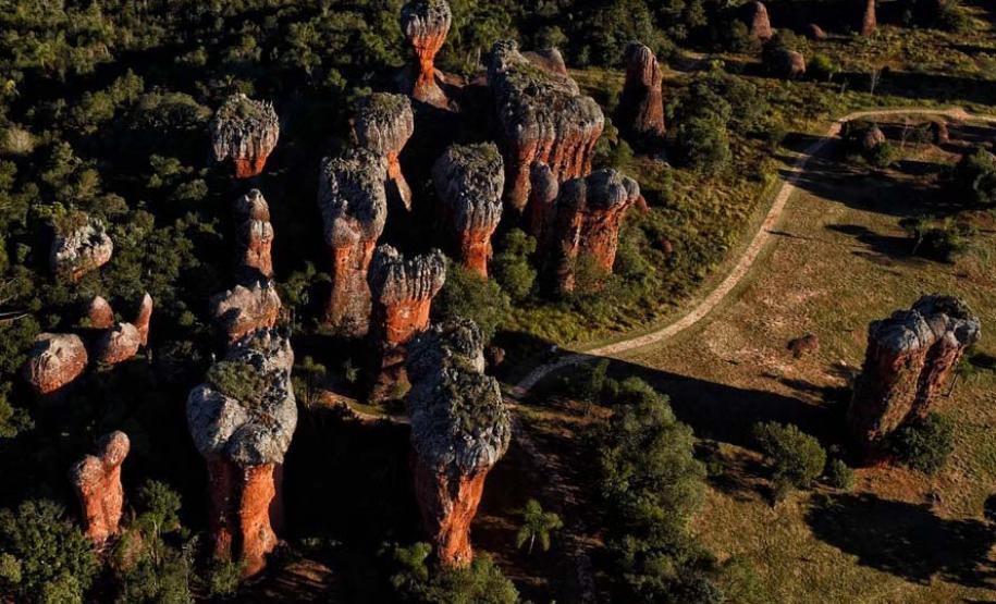 Foto do Parque Estadual de Vila Velha