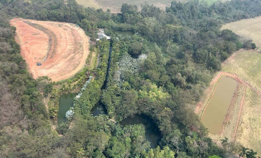 ÁREA AFETADA PELAS CHAMAS