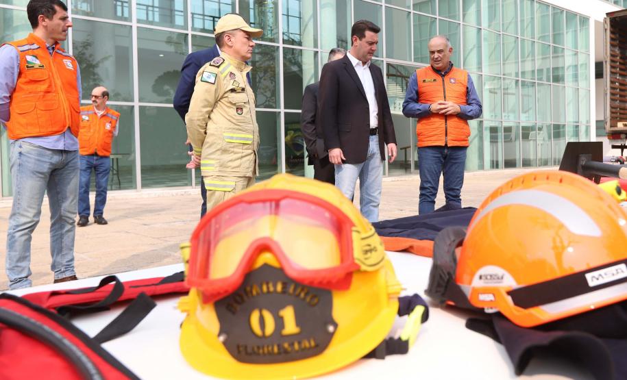 Cerimônia de divulgação da ação