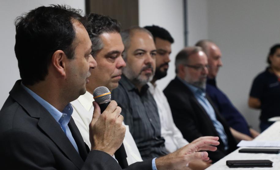 Solenidade que confirmou os compromissos do Paraná com a Rede Oceano Limpo.