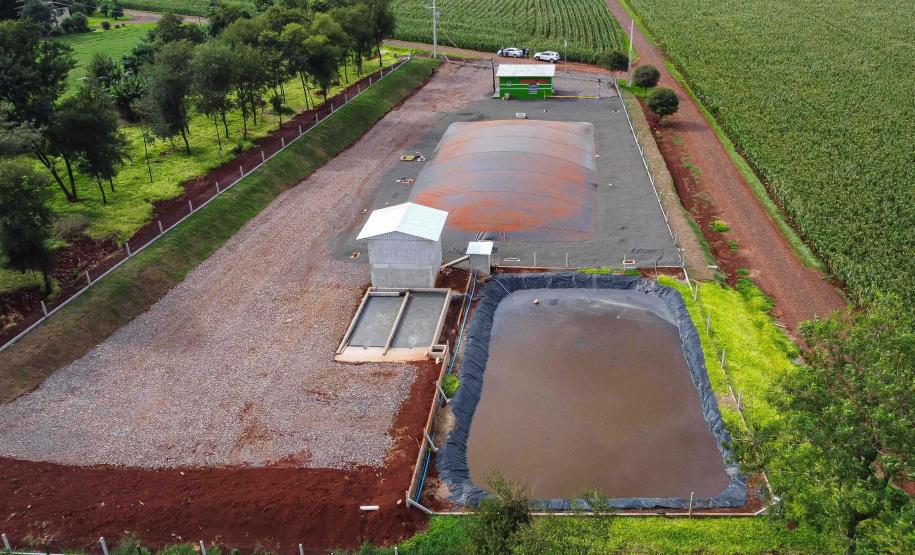 Governador encaminha projeto para modernizar licenciamentos ambientais no Paraná. Na foto, Usina de BioGás, produção de energia gerada a partir, neste caso, dos dejetos de suínos, em Itaipulândia, região oeste do Paraná.