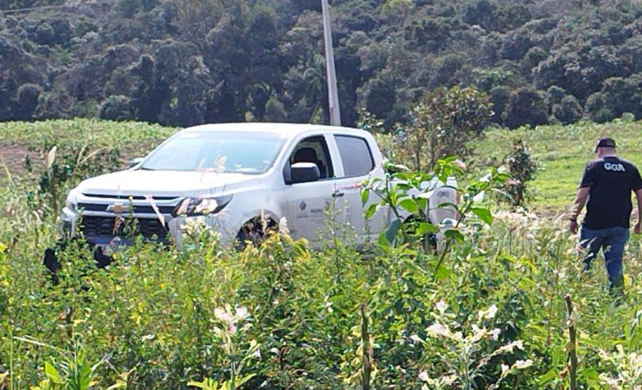 Foto de operação de fiscalização do IAT