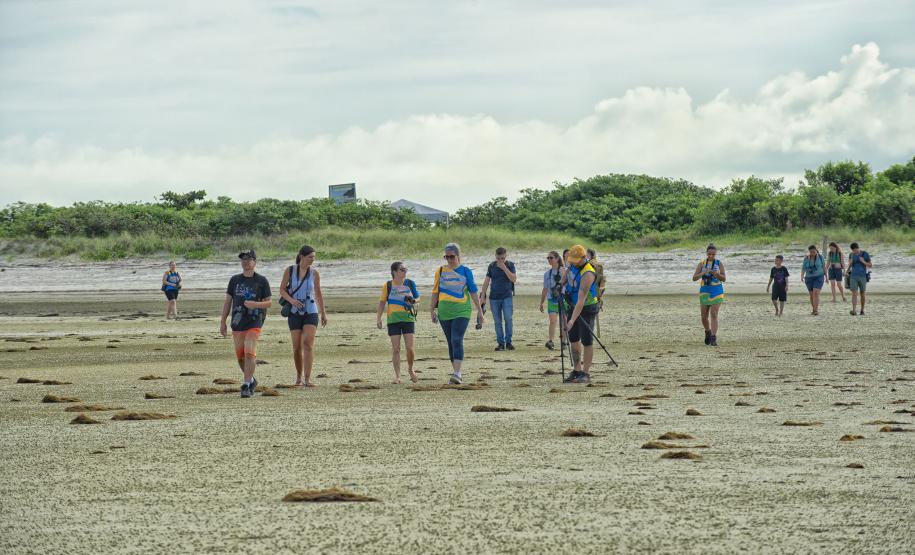 Foto de participantes do Passarinhar