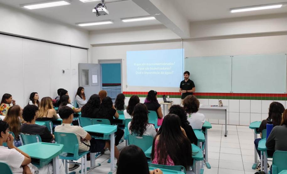 IAT promove ações de educação ambiental para estudantes em Foz do Iguaçu