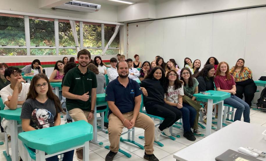 IAT promove ações de educação ambiental para estudantes em Foz do Iguaçu