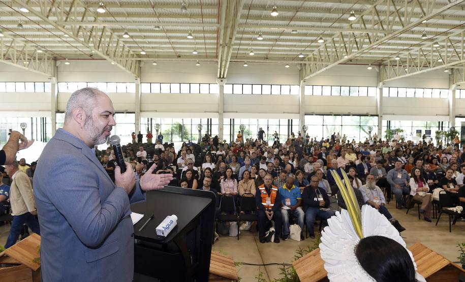 Foto de participantes da conferência
