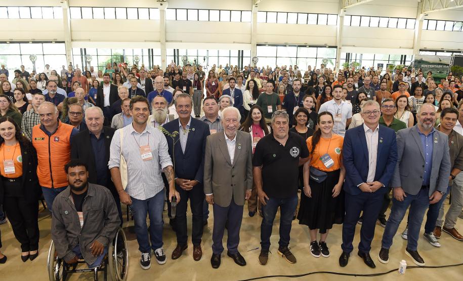Foto de participantes da conferência
