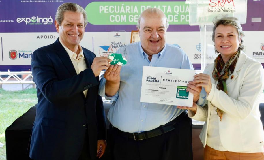 Sedest entrega Selo Clima Paraná Cidades