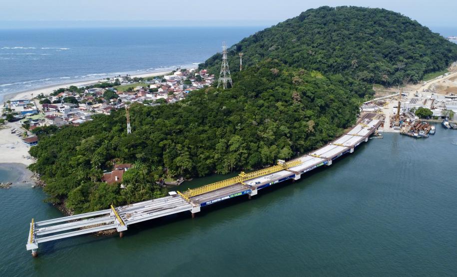 Foto aérea da Ilha do Mel