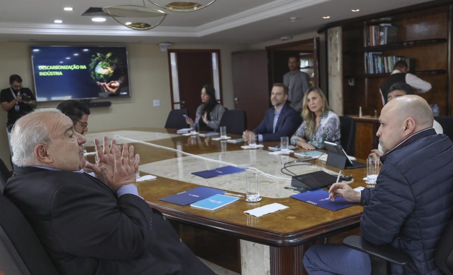 Fotos de visita do Secretário à Fiep