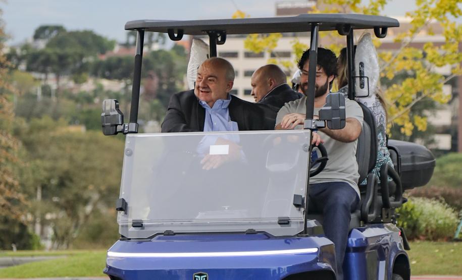 Fotos de visita do Secretário à Fiep
