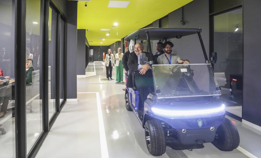 Fotos de visita do Secretário à Fiep