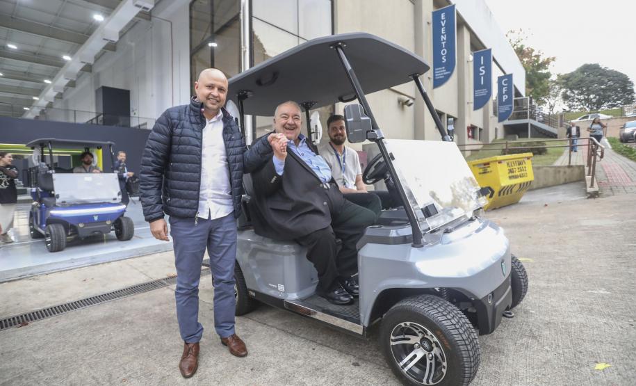 Fotos de visita do Secretário à Fiep
