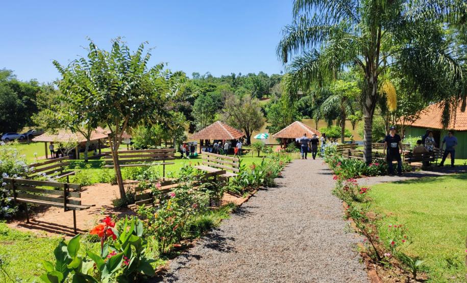 Foto de paisagem dos parques do Paraná
