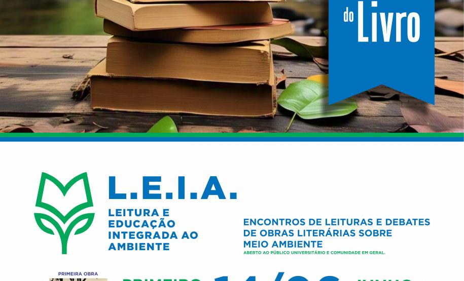 Foto de material informativo do clube do livro