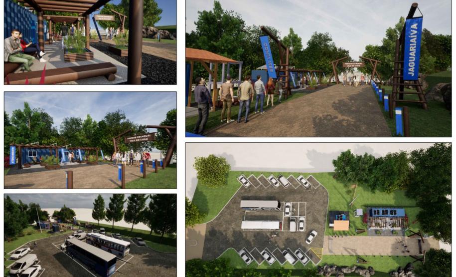 Foto de projeto do novo centro receptivo do parque do codó