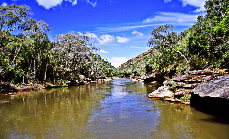 Foto de paisagem dos parques do Paraná