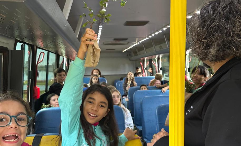 Fotos de eventos de distribuição de mudas Semana do Meio Ambiente