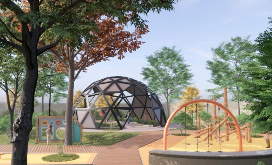 Foto de projeto de nova estrutura
