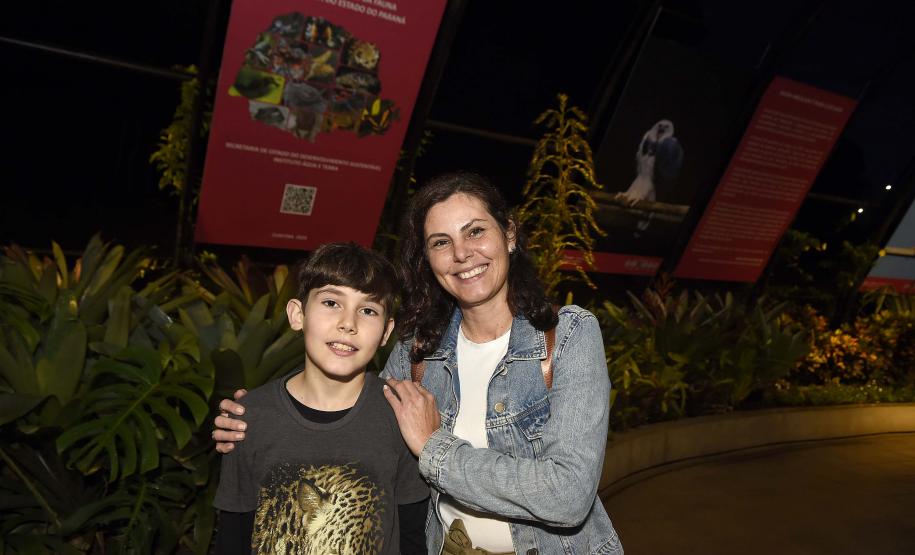 Foto de exposição sobre fauna ameaçada
