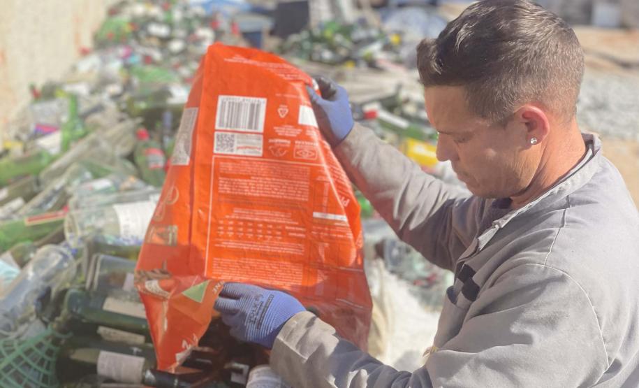 Foto de cooperativa de reciclagem