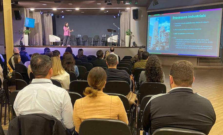Foto de apresentação em evento