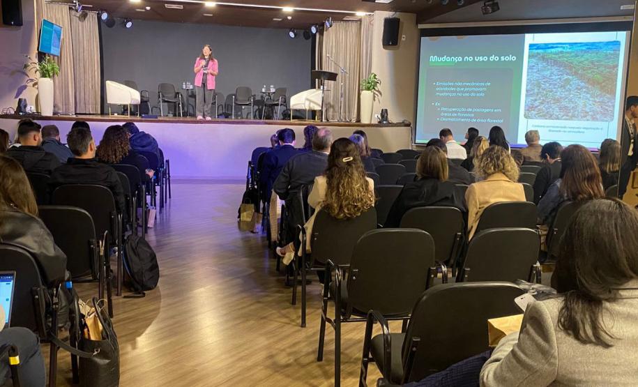 Foto de apresentação em evento