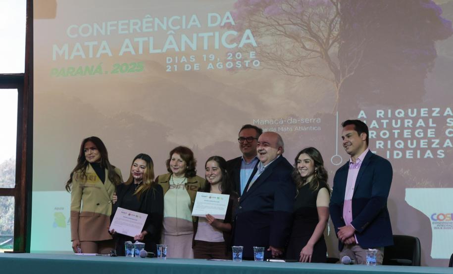 Foto de apresentação da Conferência da Mata Atlântica