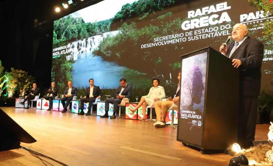 Foto de cerimônia de abertura da Conferência da Mata Atlântica