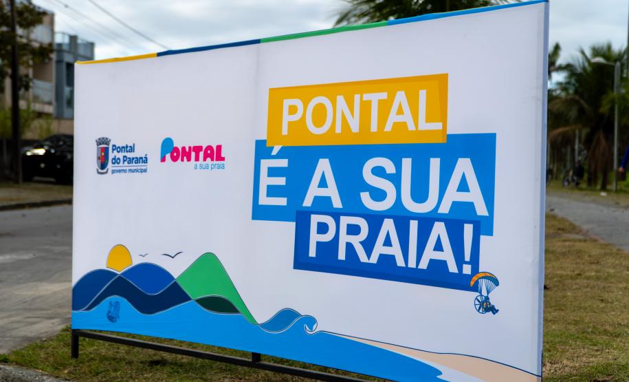 Foto da região da nova orla de Pontal