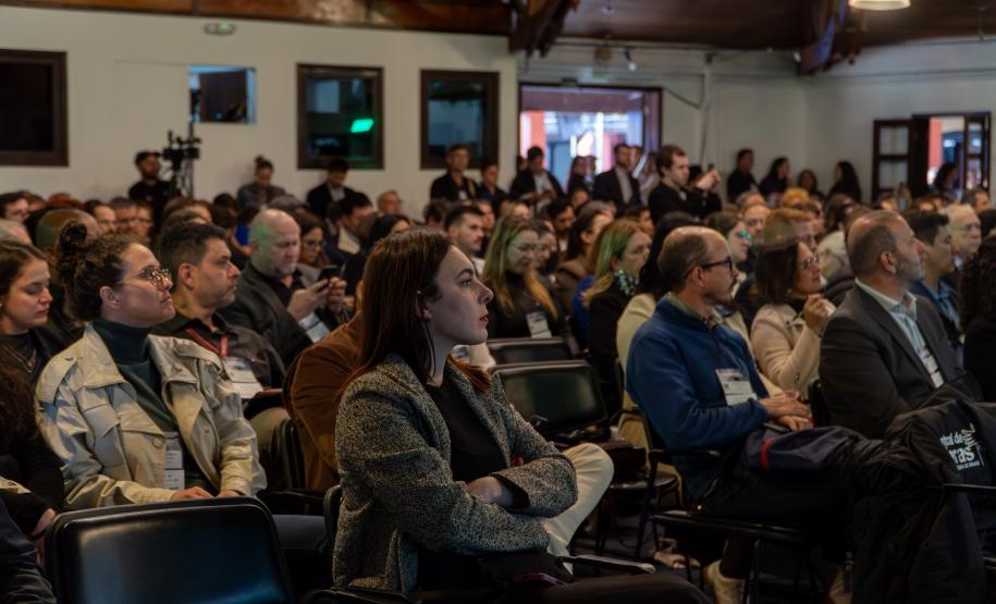 Foto de painel da Conferência da Mata Atlântica