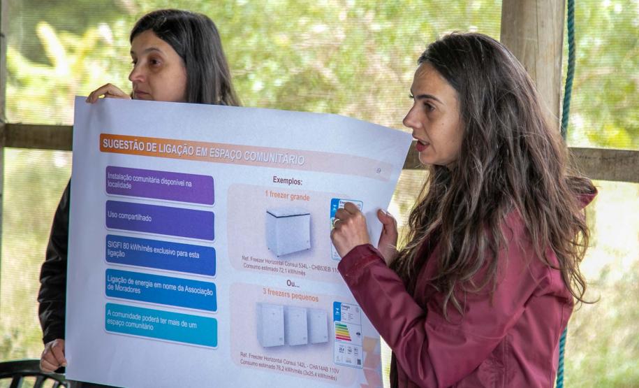 Apresentação de projeto de energia solar na Ilha do Mel